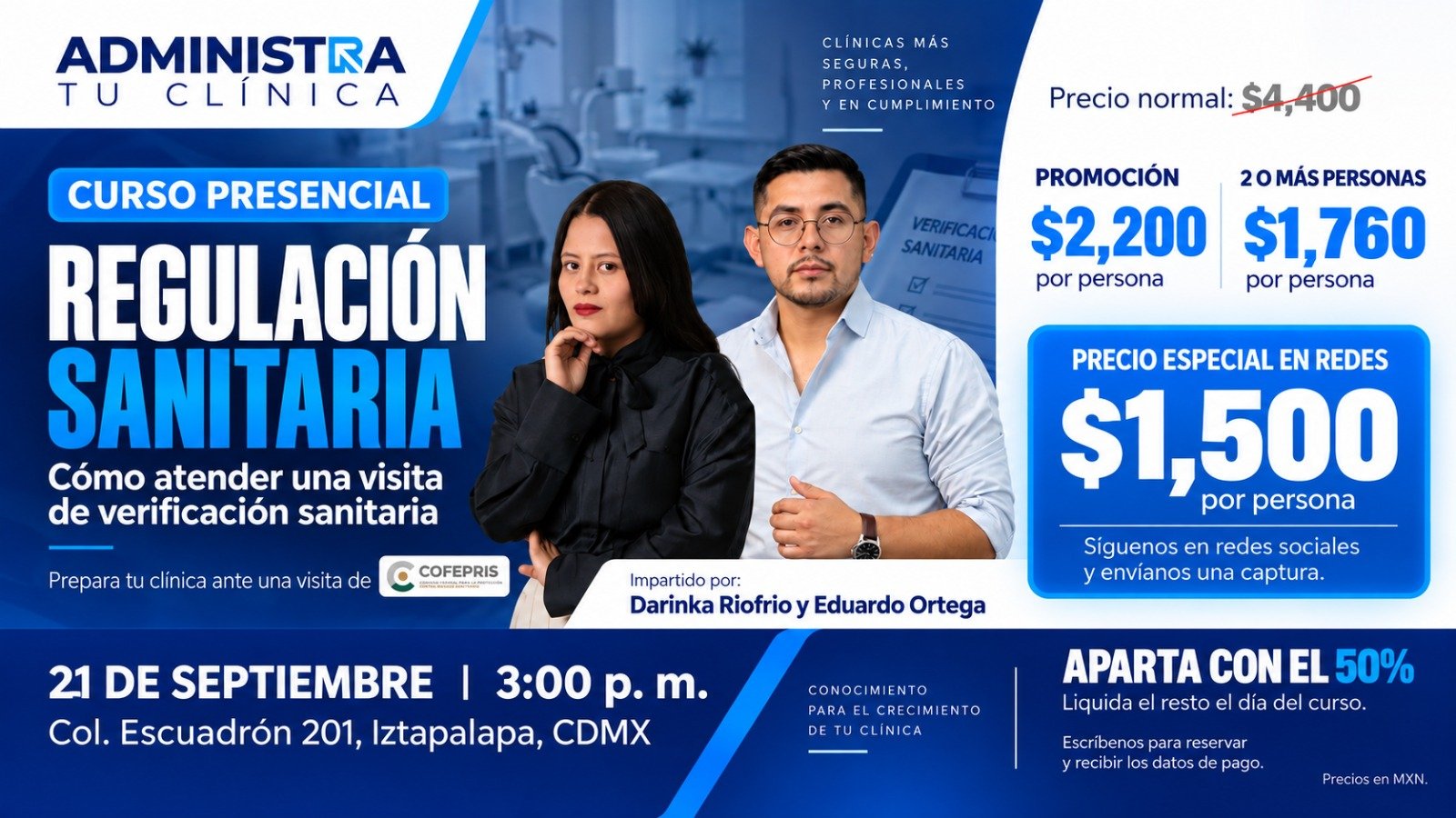 Promocion Administra Tu Clinica